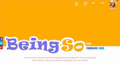 Desktop Screenshot of beingso.com