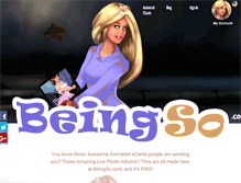 Tablet Screenshot of beingso.com
